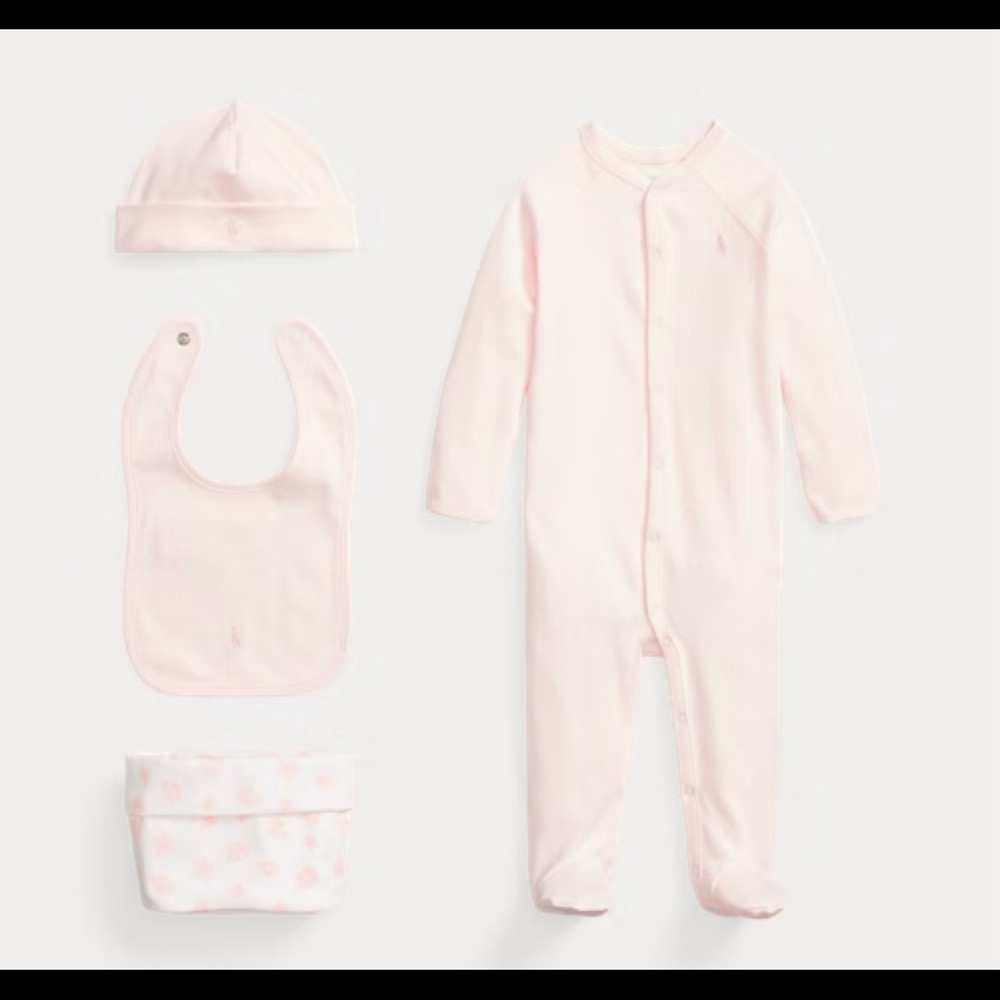 Ralph Lauren Organic Cotton 4-Piece Gift Set